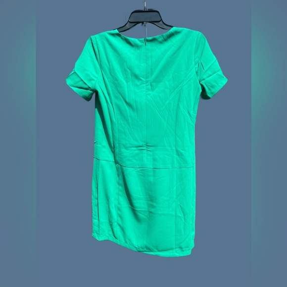 Wells Grace Alley Shift Dress Vibrant Green Business Office Professional Wear - Picture 6 of 10